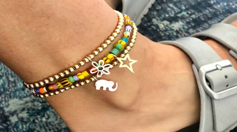 Anklets with Beads