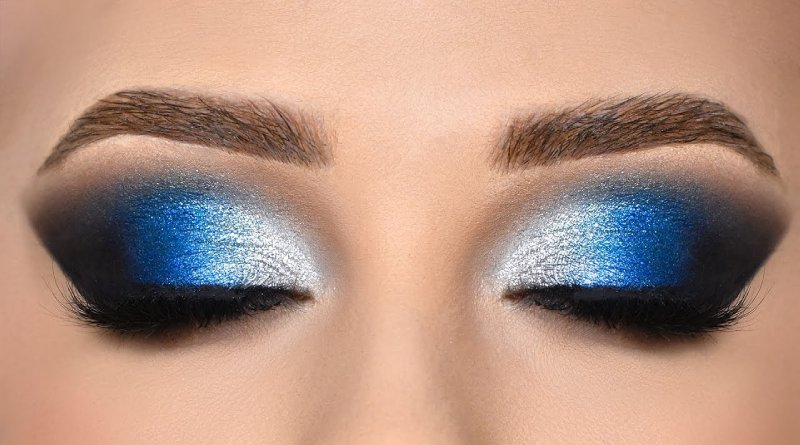 Blues in Bloom (Blue Eye Makeup)