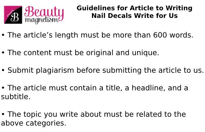 Guidelines for Article to Writing