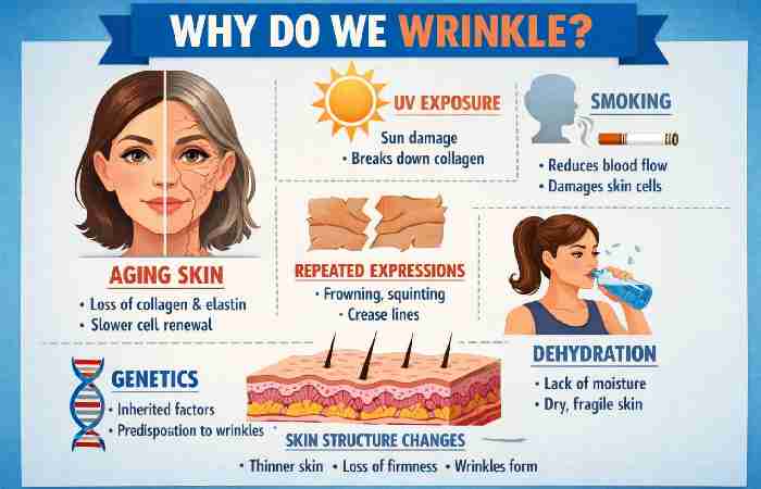 why do we wrinkle