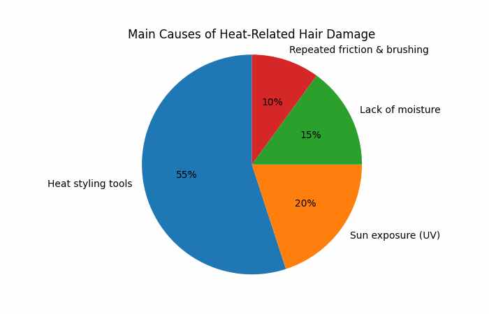 Main Causes of Heat-Related Hair Damage