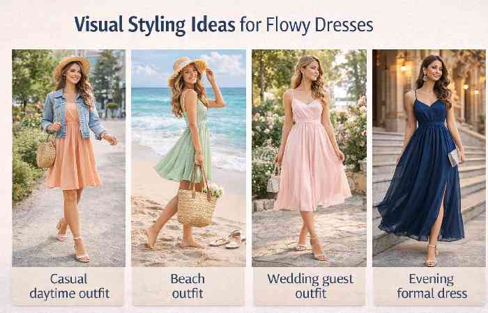 ideas for flowy dresses