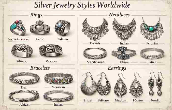 silver jewelry styles