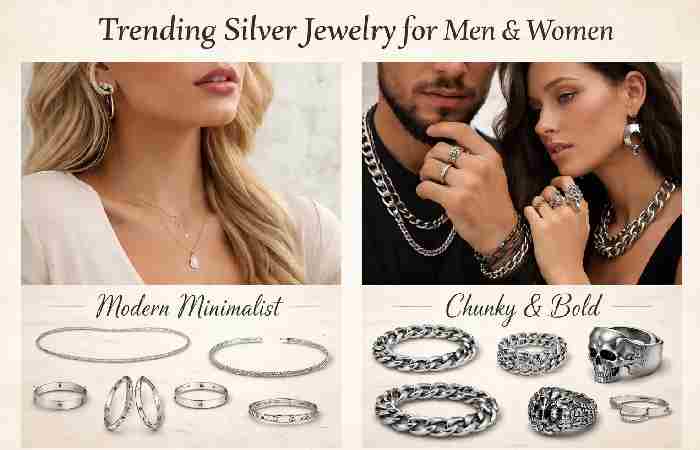 trending silver jewelry