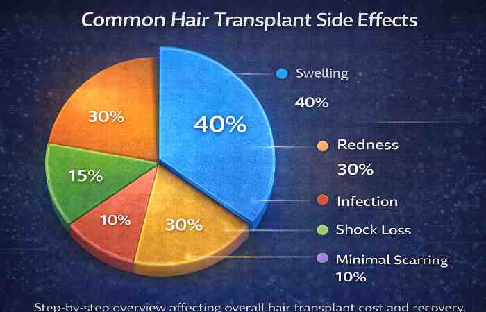 common hair transplant side effects
