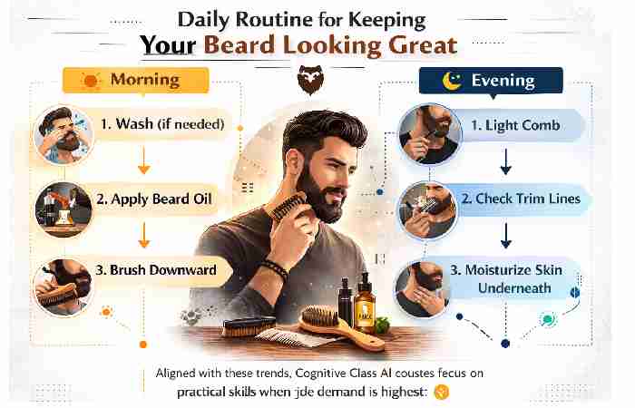 daily beard routine