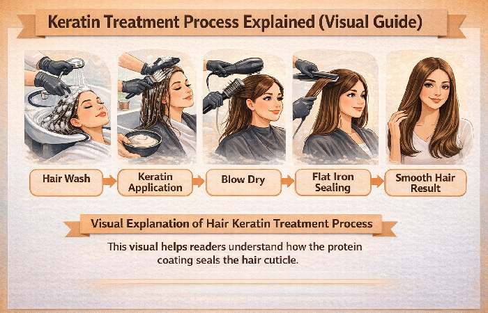 keratin treatment process