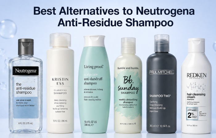 best alternatives to neutrogena anti-residue shampoo