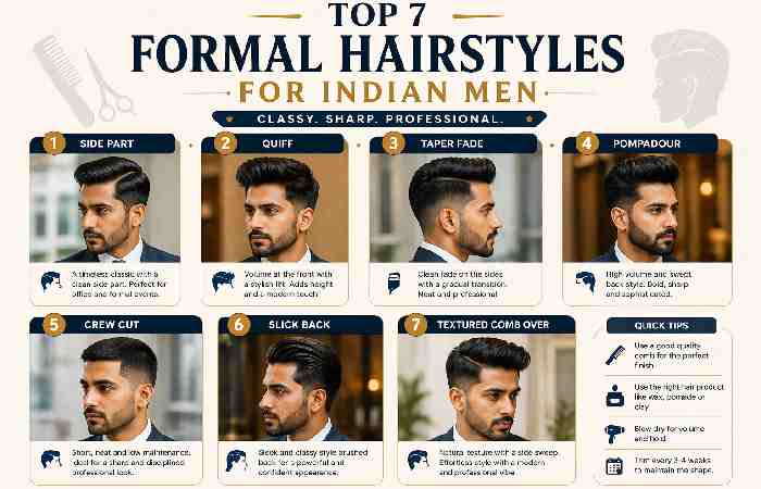 formal hairstyles for indian men