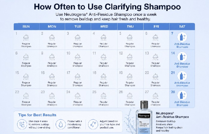 when to use neutrogena anti-residue shampoo